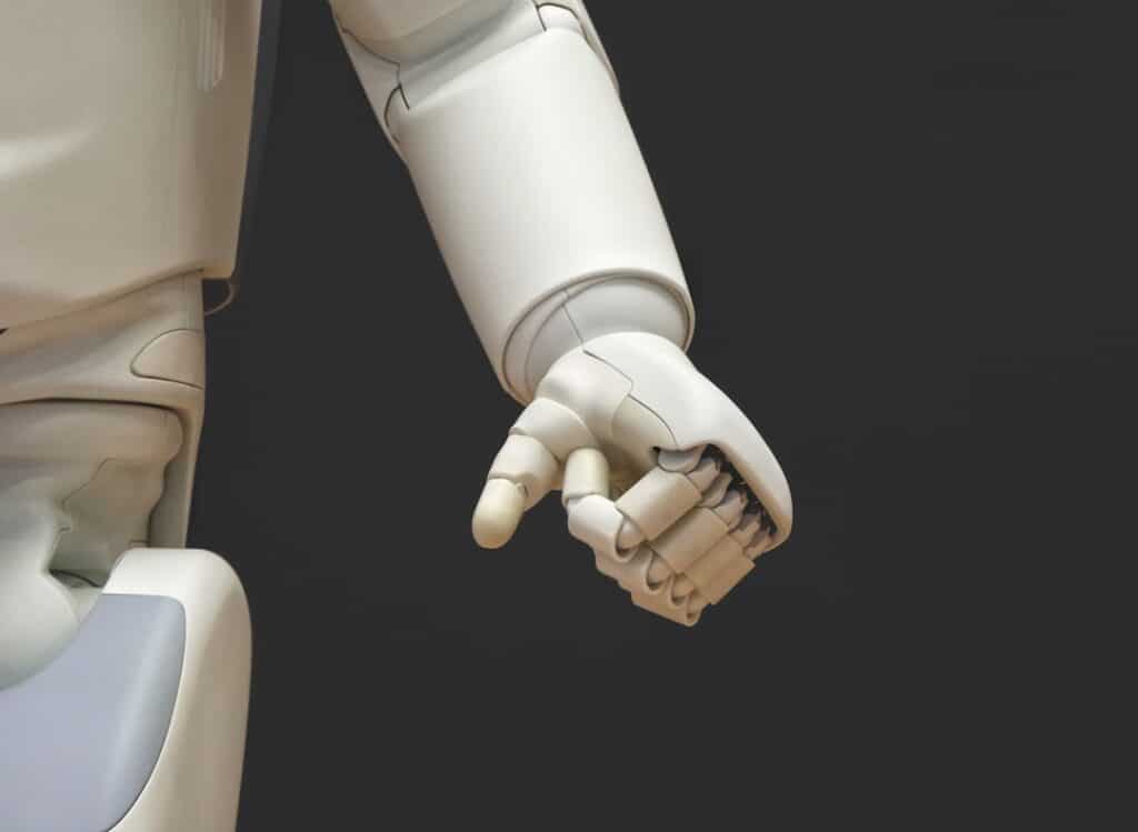 Photo Human-robot interaction